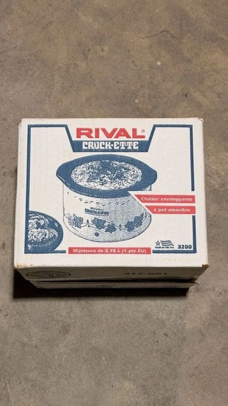 Rival Crock-Ette 1 Qt Mini Slow Cooker Ivy Design New in Box